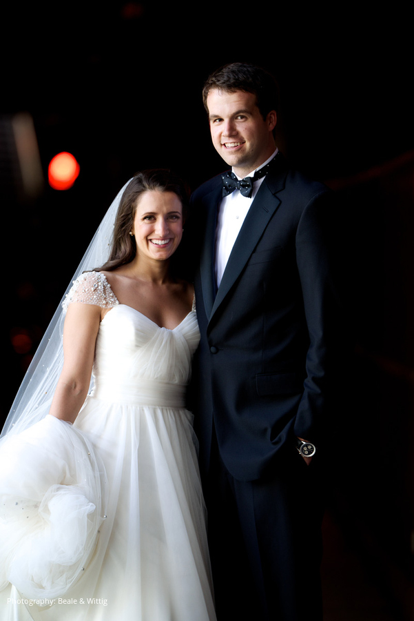 University Club of Chicago Wedding with custom built trees