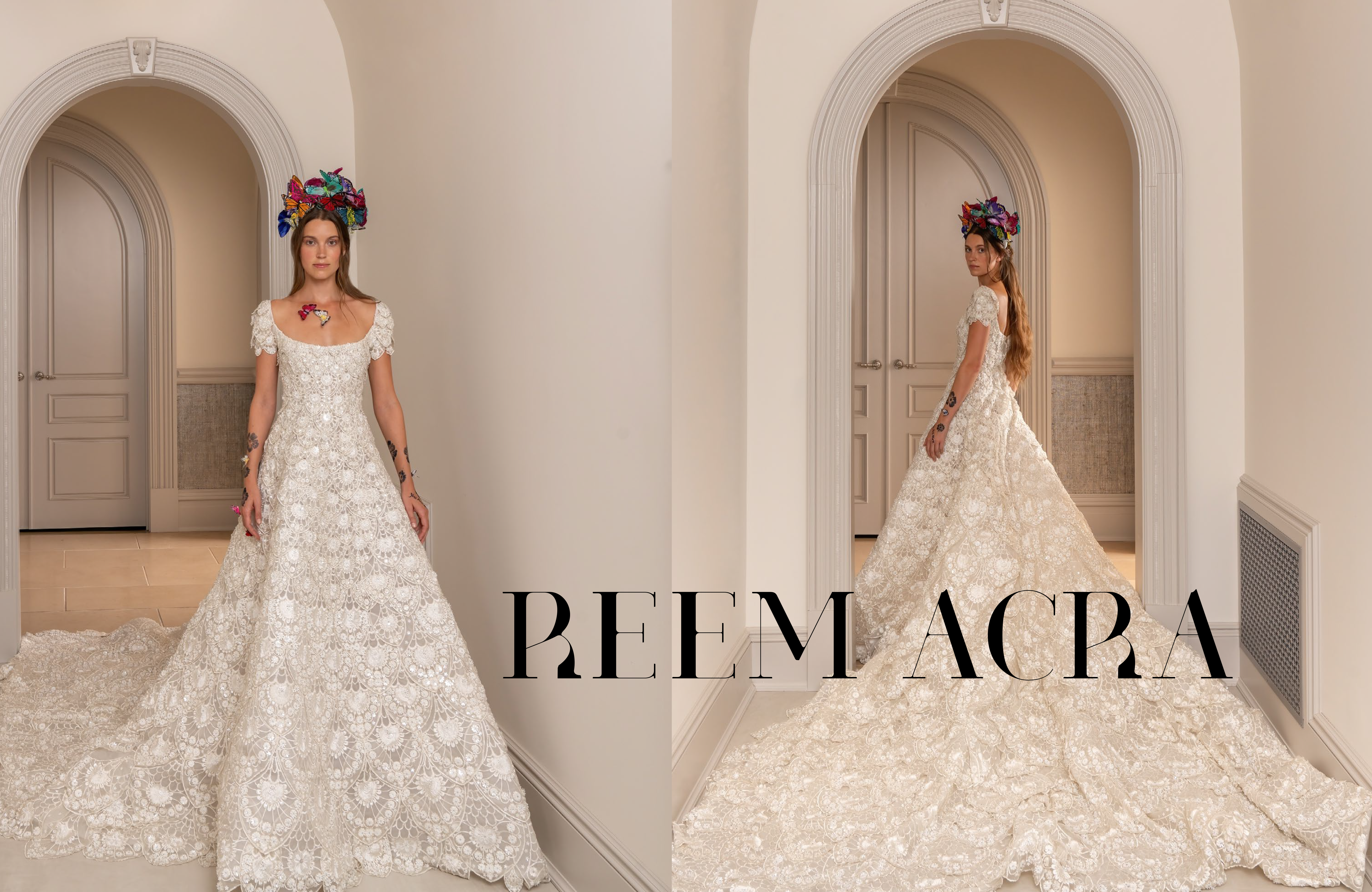 Reem acra – fall / winter 2022 – bridal collection - Wedding Style Magazine