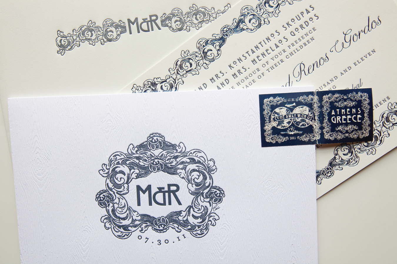 The Seal of Love Custom Invitation Card