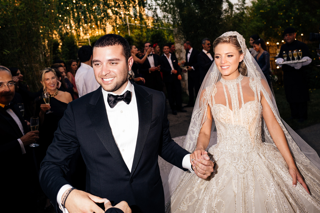 Christina Mourad's Elie Saab Wedding Gown From Every Angle