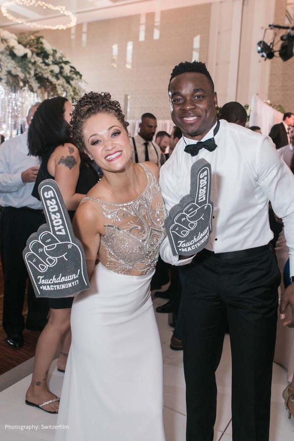 NFLer Jeremy Maclin Ties The Knot With Adia Kuzma, Does Dance-Off