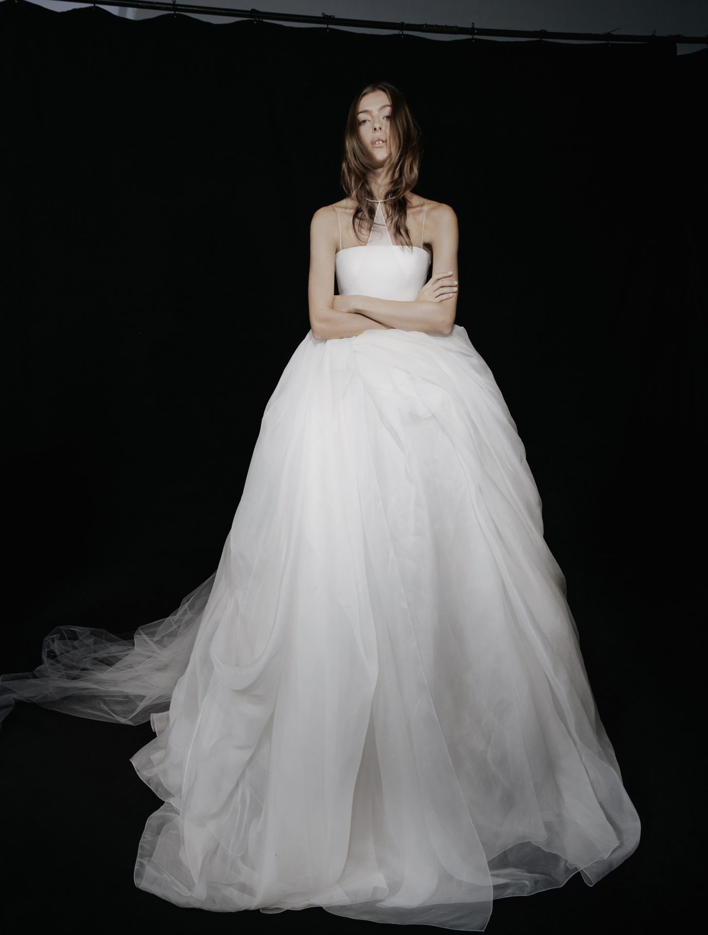 Silver Vera Wang for David's Bridal Ball Gown