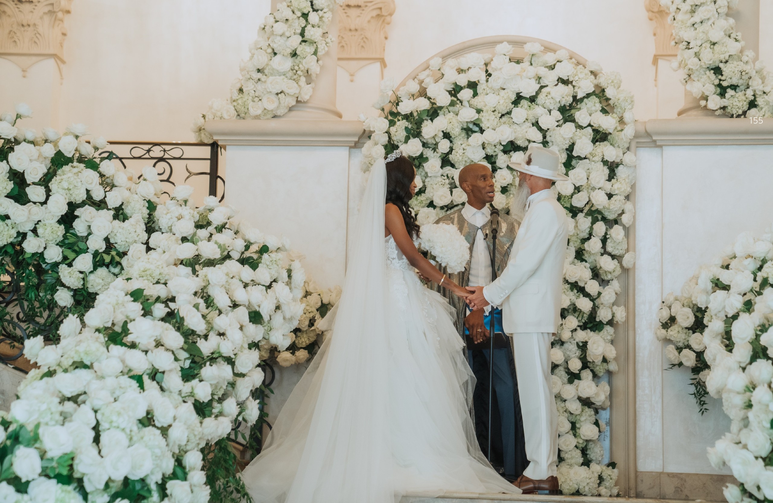 An Intimate Las Vegas Wedding with a Modern Beauty and the Beast Theme -  Wedding Style Magazine