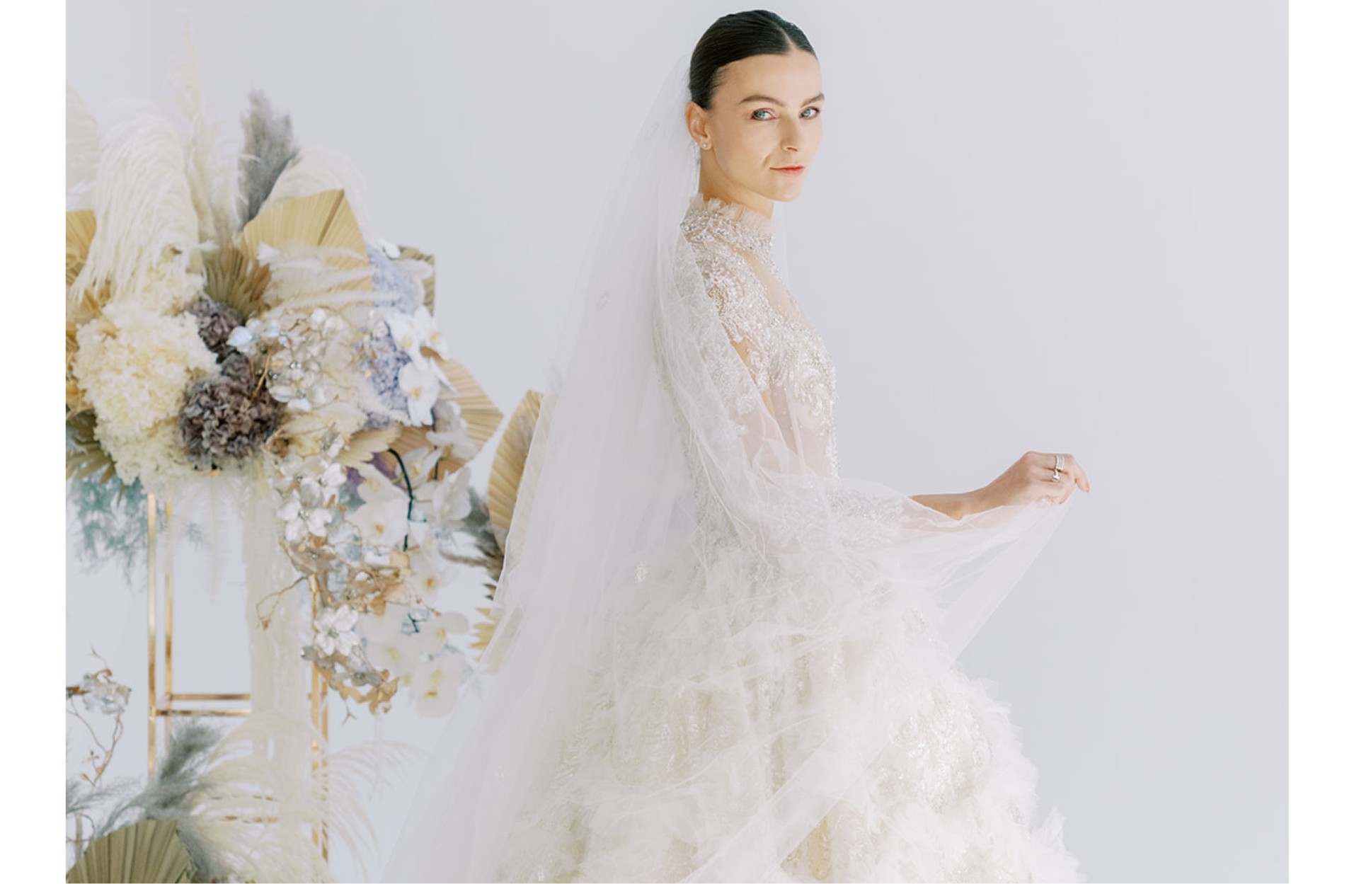 Jimmy Choo has designed a collection of timelessly elegant bridal