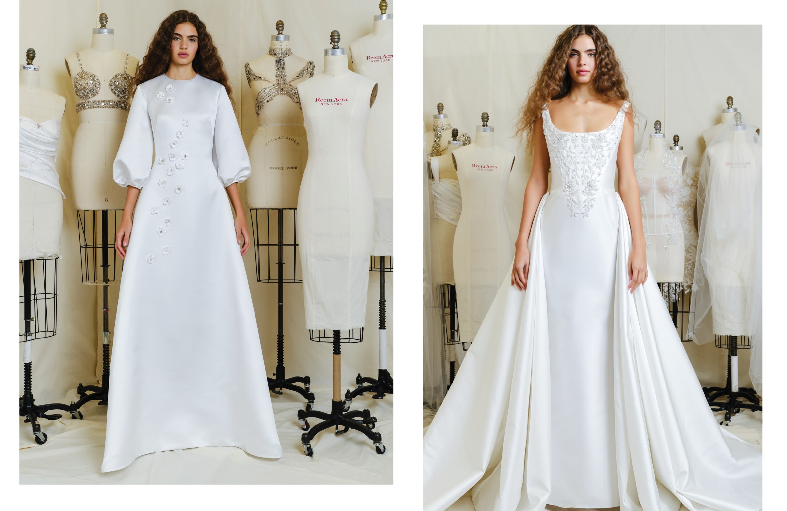 New Reem Acra Wedding Dresses, Plus Past Collections