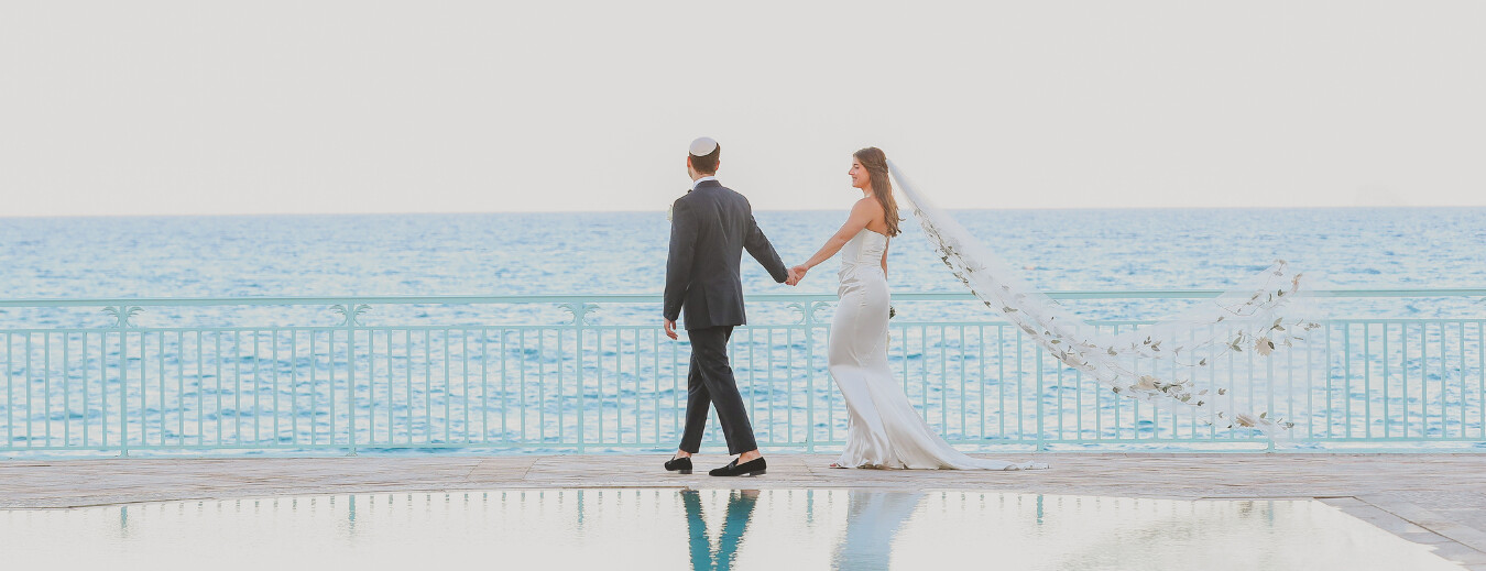 Eau Palm Beach Bride and Groom 