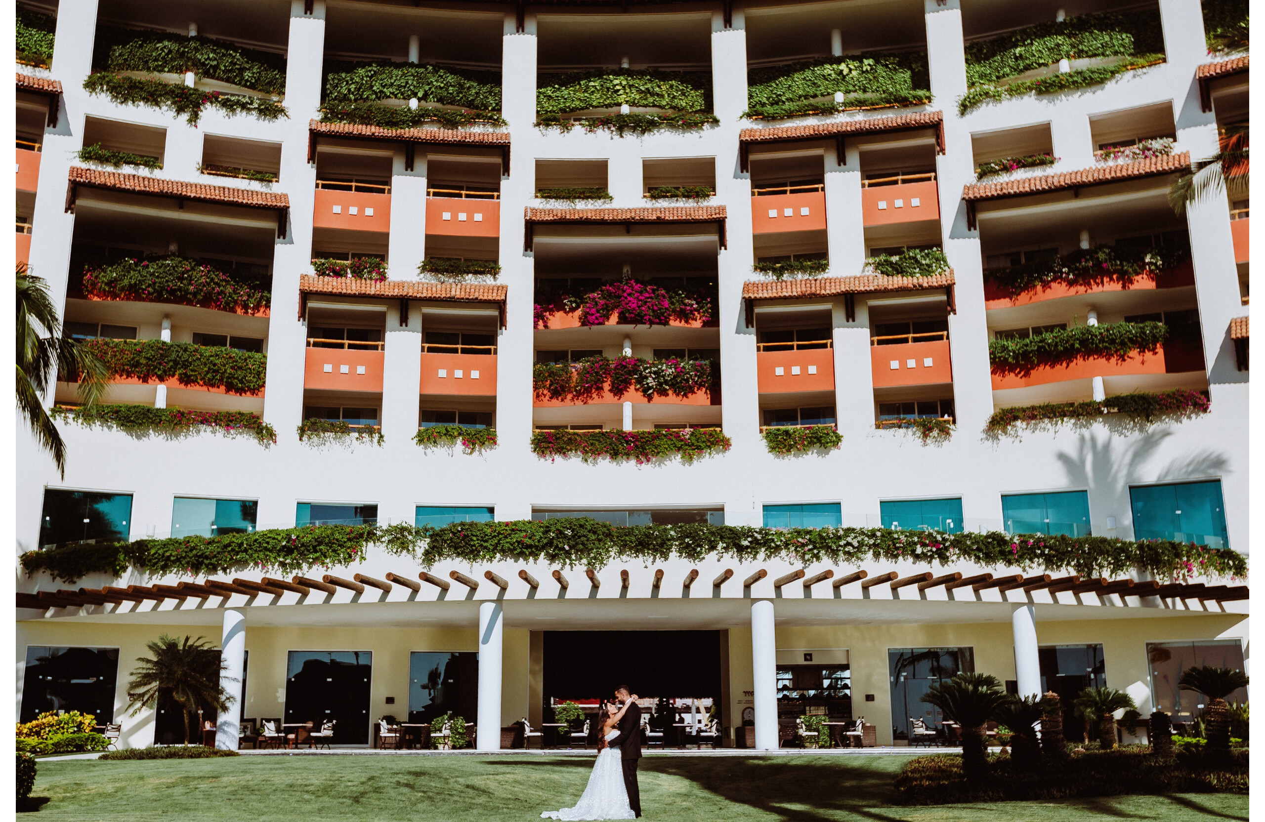 bride and groom at Grand Velas Riviera Nayarit