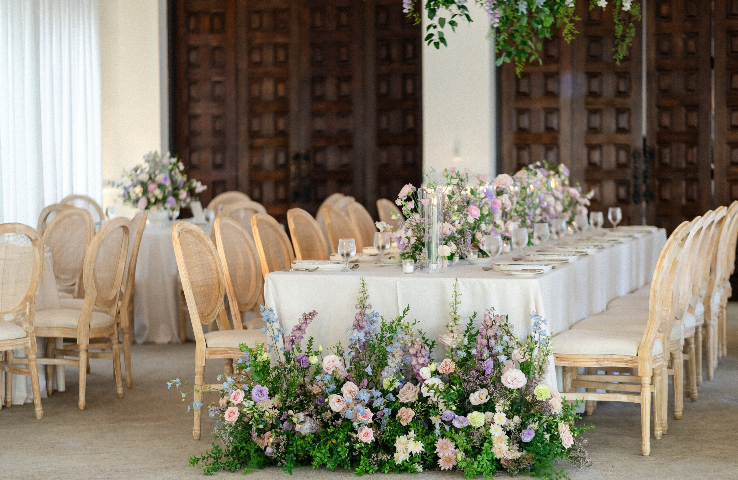 storybook wedding decor at The Bel-Air Bay Club