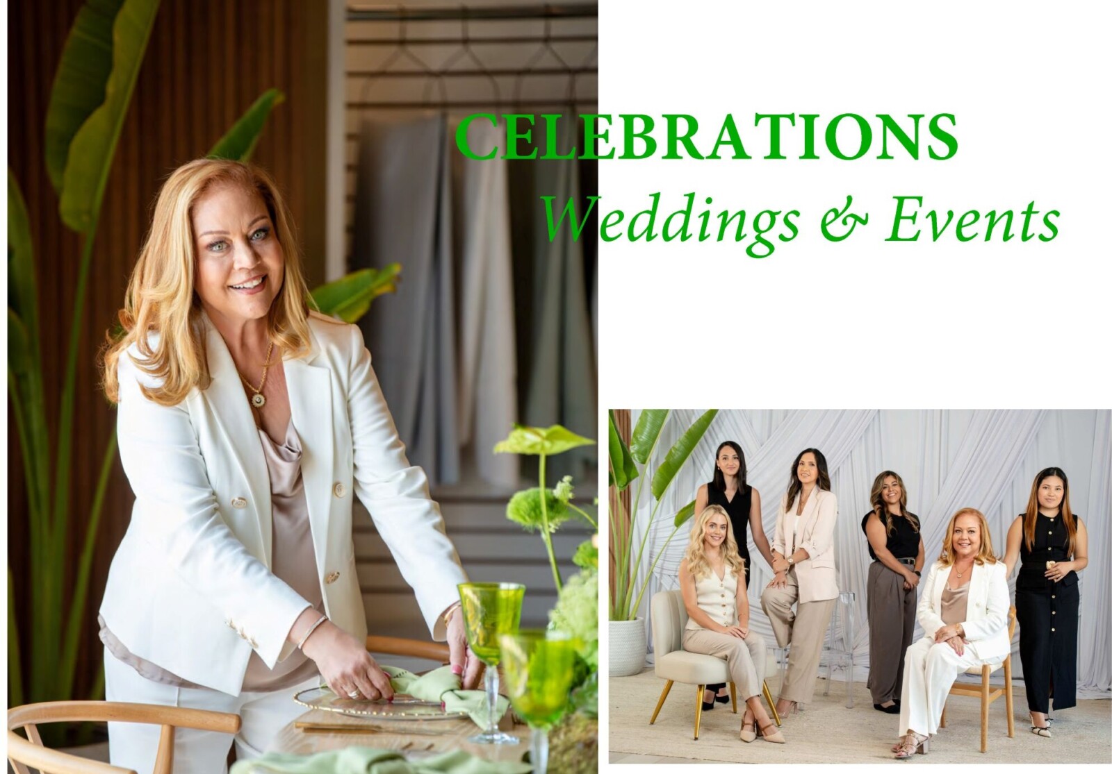 JoAnne Brown and Staff from Celebrations Weddings & Events