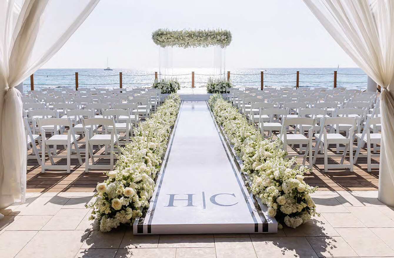 Celebrations ocean front ceremony