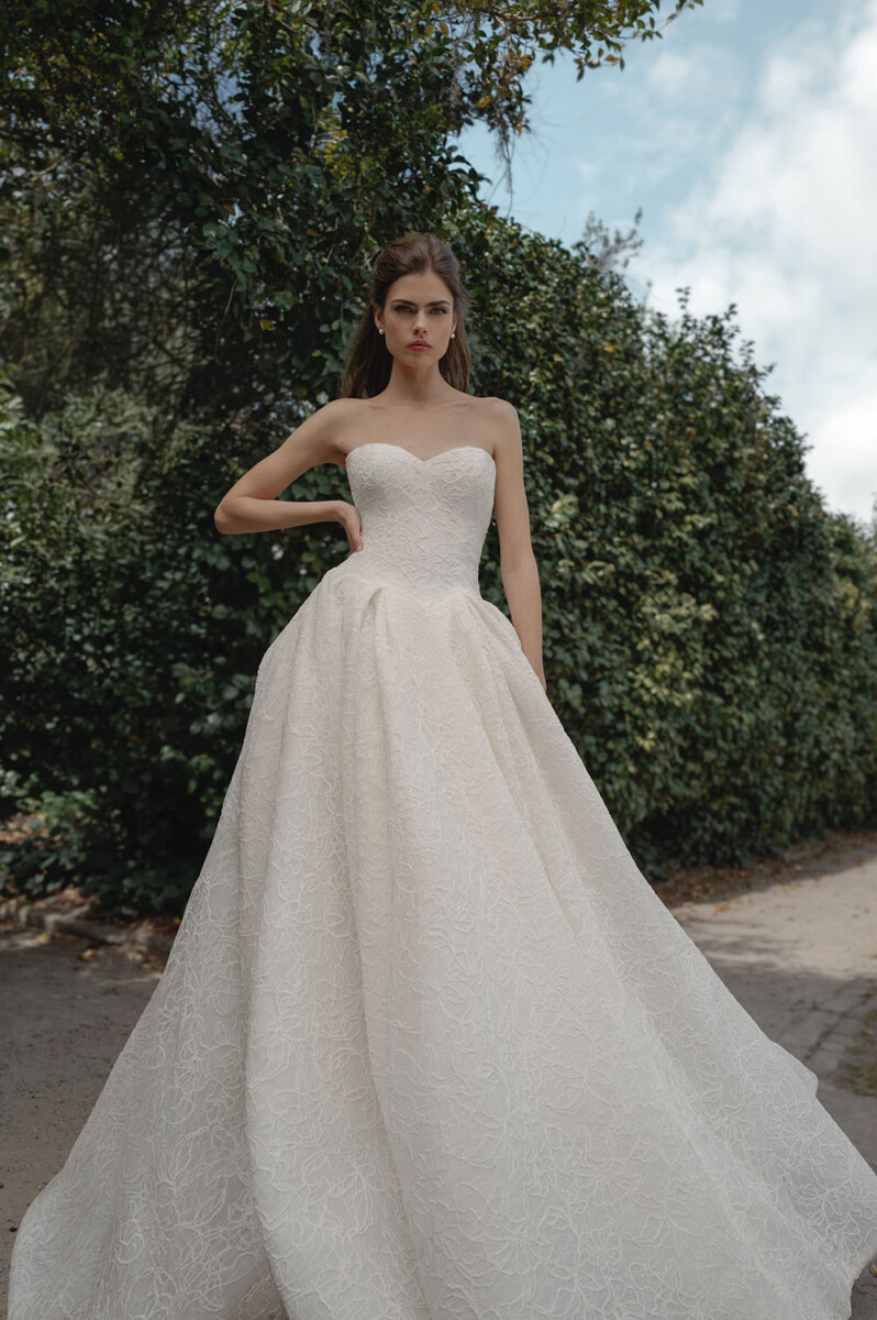 anne barge wedding dress Toussaint Wedding Dress | Long Sleeved Gown main image 0