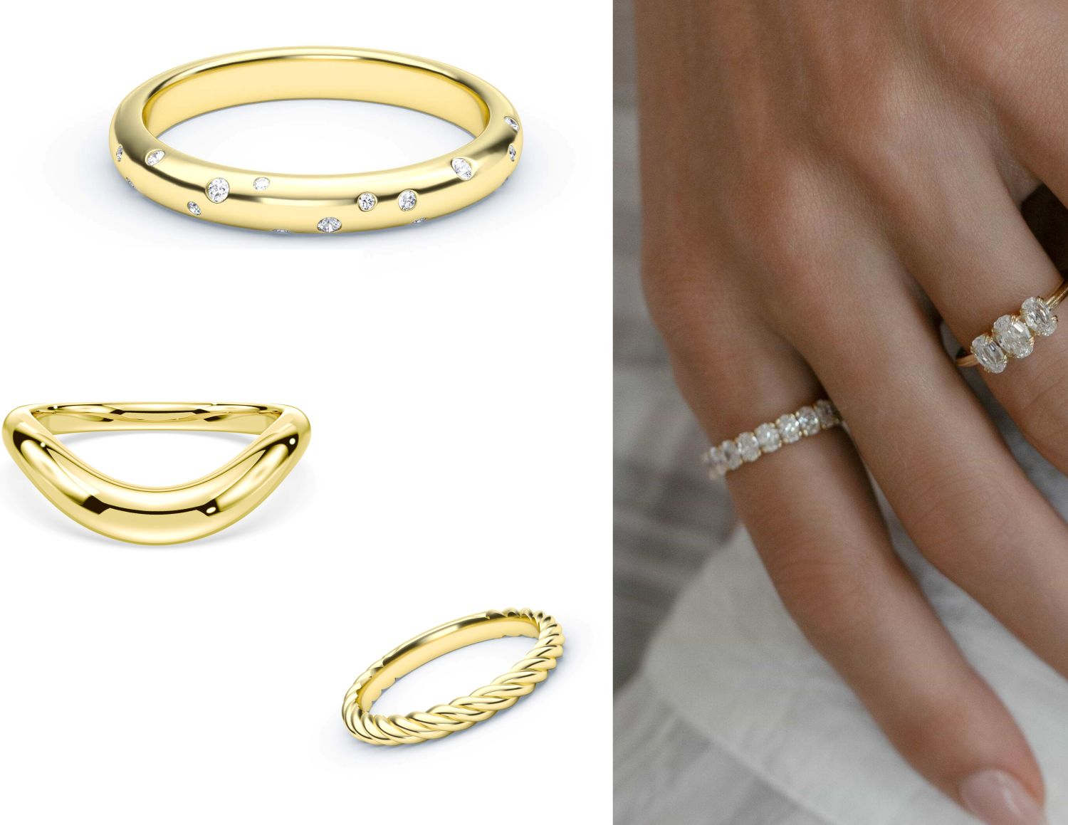 Plum Diamonds Gold Wedding Bands_Page_2
