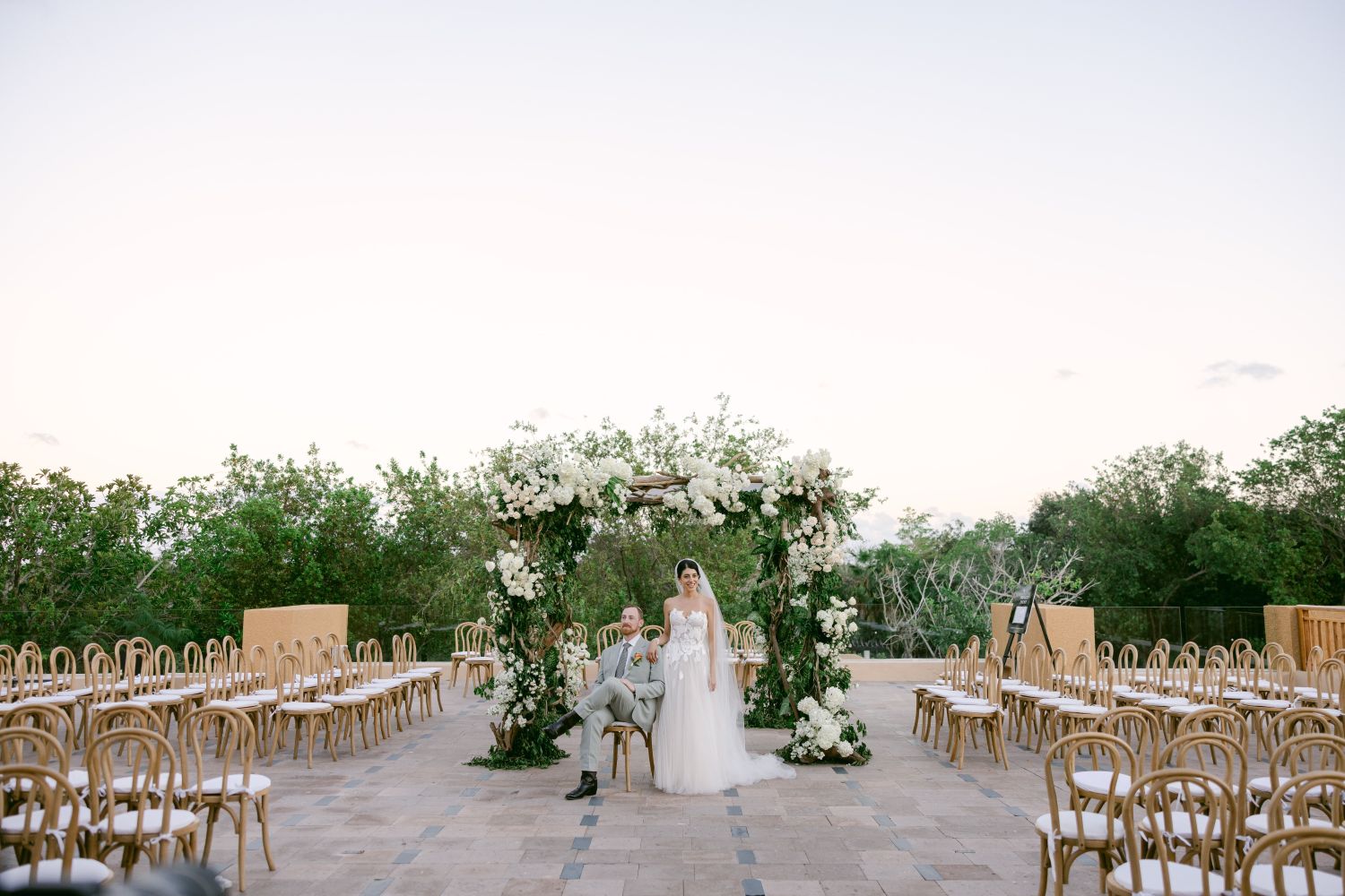Banyan Tree Mayakoba_Ceremony Bride & Groom