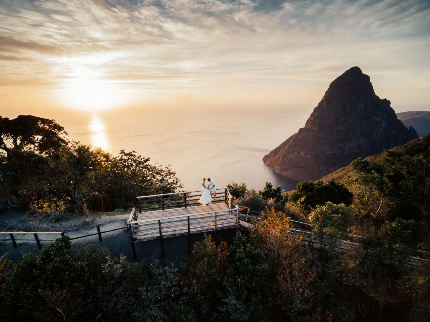 Saint Lucia Tourism Couple Saint Lucia Tourism Couple